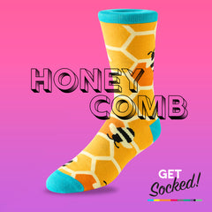 Honeycomb Design Bamboo Socks | Modern & Comfortable GetSocked!