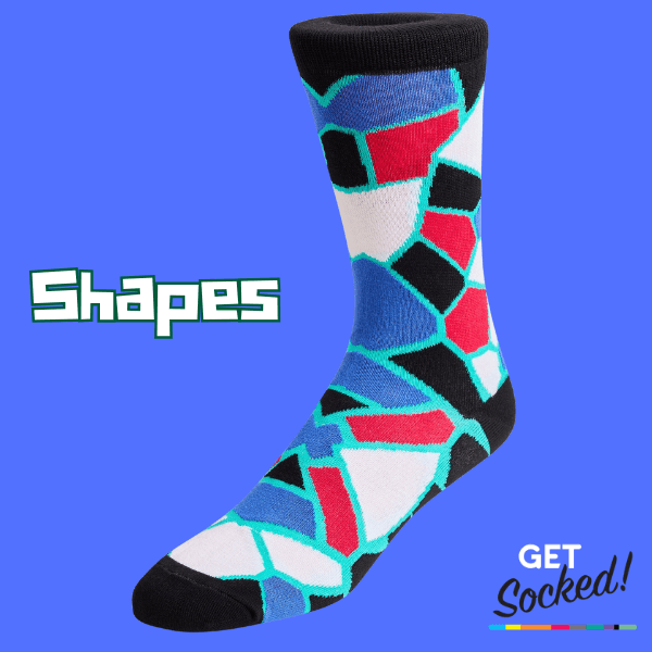 Geometric Shapes Bamboo Socks | Stylish & Soft GetSocked!